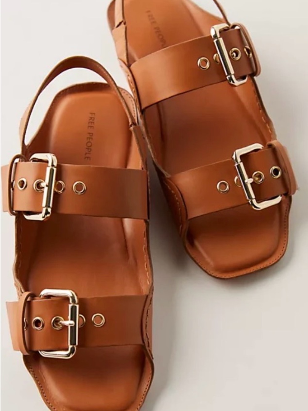 Free People blossom buckle sandals